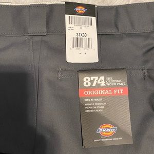Mens Dickies 874 pants. Gray. 31x30. Original Fit